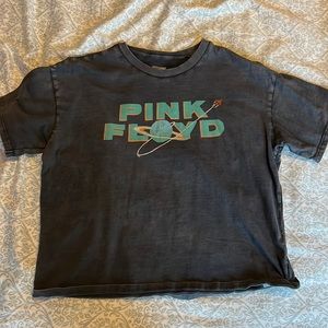 American Eagle Pink Floyd Cropped Tee